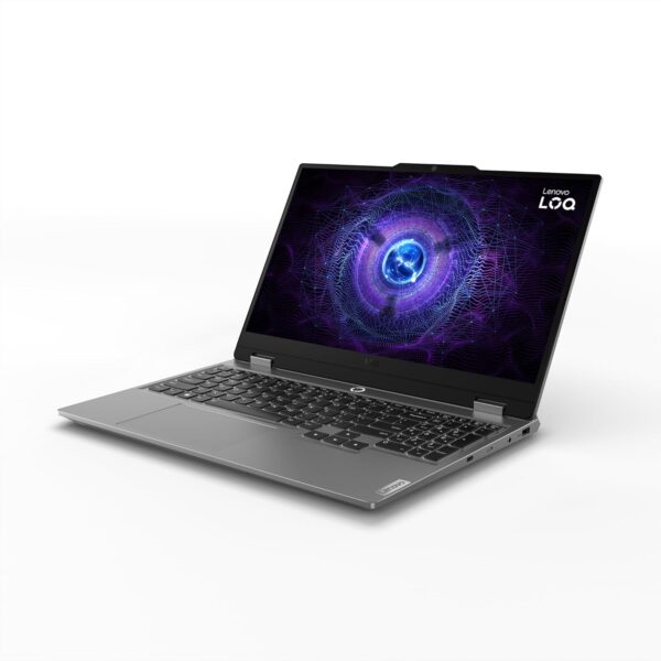 Lenovo LOQ 2024, AMD Ryzen 7 7435HS, NVIDIA RTX 4060-8GB, 24GB RAM, 512GB SSD, 15.6"/39.6cm, Windows 11, MS Office Home 2024, Grey, 2.4Kg, 83JC00EHIN, 100% sRGB, 3 Mon. Game Pass Gaming Laptop - Image 3