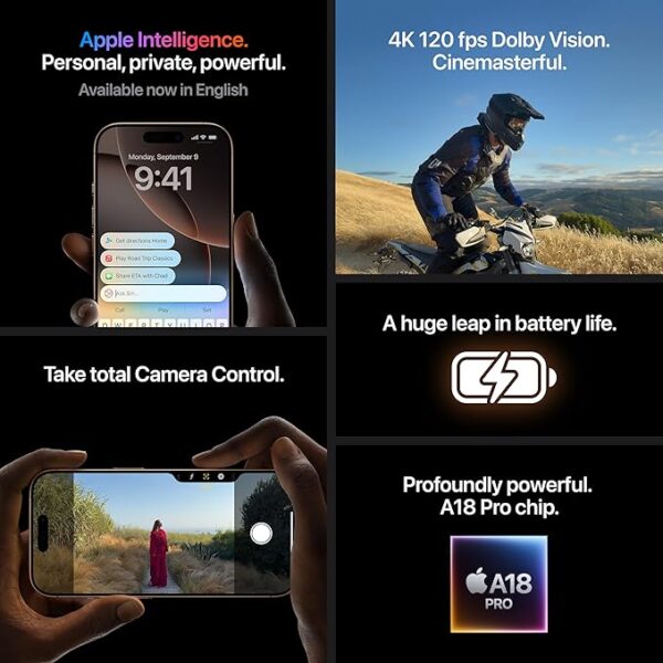 iPhone 16 Pro Max 256 GB: 5G Mobile Phone with Camera Control, - Image 4